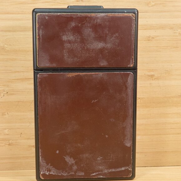 Vintage 70s Polaroid SX-70 Model 2 Land Camera, Black Body with Brown Leather - Picture 5 of 10